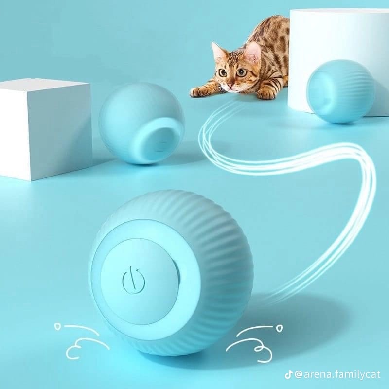 El bola Juguete que Despierta el Instinto Salvaje de Tu Gato